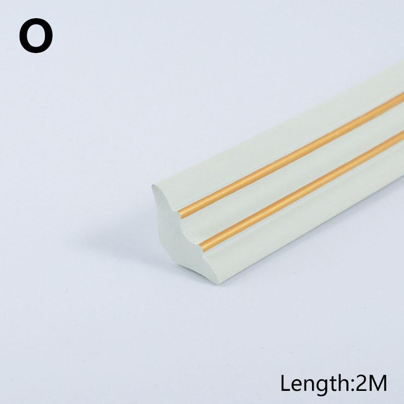 Новый NBR кромкооблицовочный самоклеящийся стикер на стену, украшение на потолок, верхний угол, мягкая линия