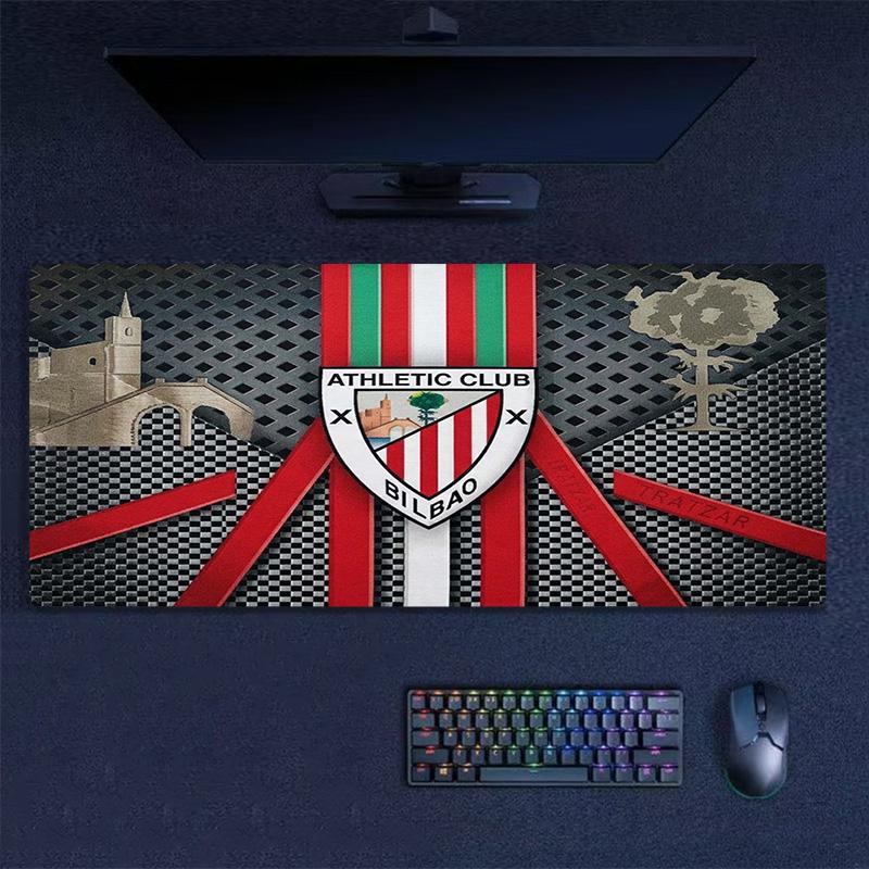 Athletic Bilbao Color Mouse Pad Large Gaming Table Cushion Non-slip Laptop Tablet Big Mousepad XXL Mat Mini PC Playmat With Lock edge