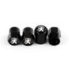 Peugeot Car Tire Wheel Valve Caps Cover Suede Car Key Chain Ring Keychain For 3008 508 206 208 306 307 308 406 407 4008 5008 408