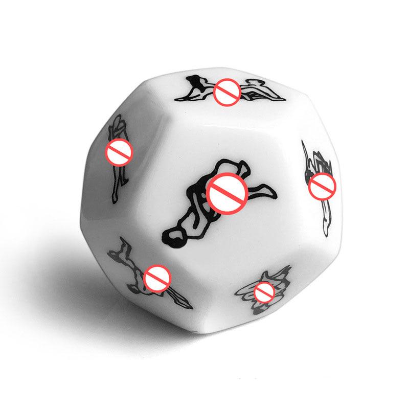 Игрушка секс кости 12 Сторона Эротические кости Секс кости Буквы кости Игры в кости Сексуальная Романтика 16Z