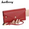 Fashion Women Card Holder Wallets Zipper Phone Bags Long Style Coin Purse PU Leather Wallet G617