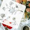 ПЭТ полые трафареты для рисования и раскрашивания, для DIY скрапбукинга, фотоальбома, цветочный узор, 30x30 см