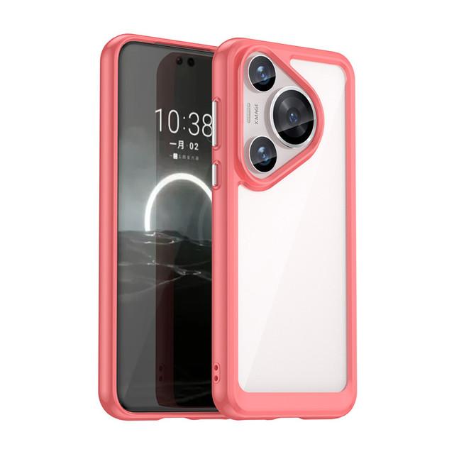 Для Huawei Pura 70 Pro Чехол Huawei Pura 70 Pro Plus Ultra Cover Противоударный Жесткий ПК Роскошный силиконовый защитный чехол для телефона Huawei Pura 70