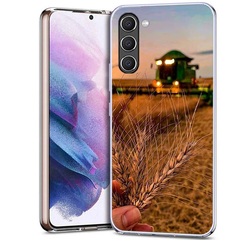 Чехол для телефона Сельскохозяйственная техника Комбайны для Samsung A54 A14 A24 A34 A17 A37 A57 A55 A35 A25 A15 A13 A23 A33 A53 A07 A05S A04S A03 A