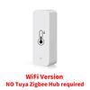 Tuya Zigbee WiFi Датчик температуры и влажности Приложение Удаленный монитор для умного дома var SmartLife WorkWith Alexa Google Assistant