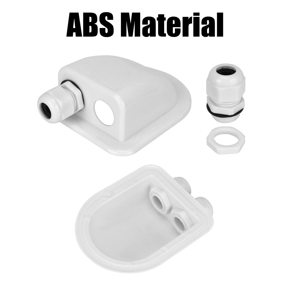 Auto Organizer RV Roof Solar Junction Box Concentrator Cable Entry Gland Box Cable Connector Holder Yacht Caravan Accessories