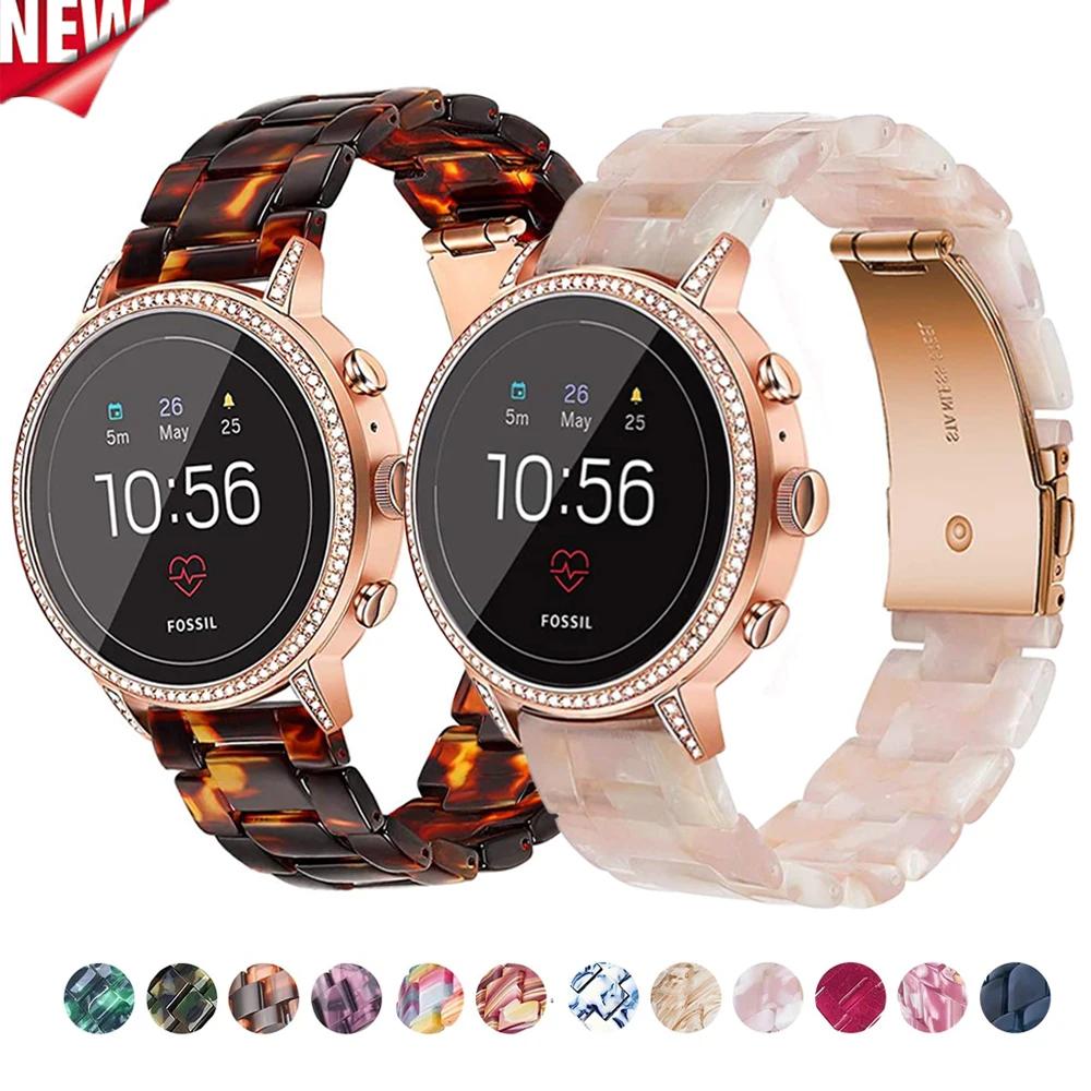 Прозрачный полимерный ремешок для Huawei Watch GT5/4 GT3/5pro 46 мм Для Samsung Galaxy Watch 6 3 45 мм Gear S3 Женский ремешок для Seiko 22 мм