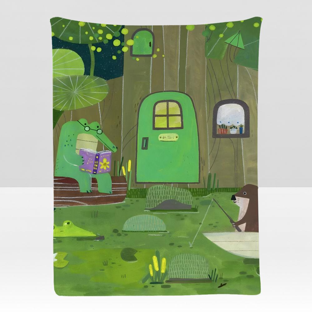 artist HGYUM KKIM Throw Soft Flannel Blanket for Bed Bedroom Sofa Picnic Throw Skinfriendly Breathable Gift Cover
