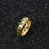 Hip Hop Mens Cuban Ring Jewelry Women Gold Plated Cuban Link Ring