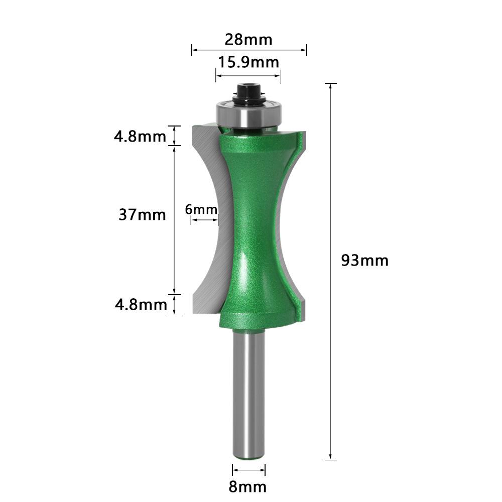 Arc Cutter Woodworking Milling Cutter Flat Bottom Arc Cutter Arc Cutter Arc Cutter Woodworking Milling Cutter Slotting Cutter