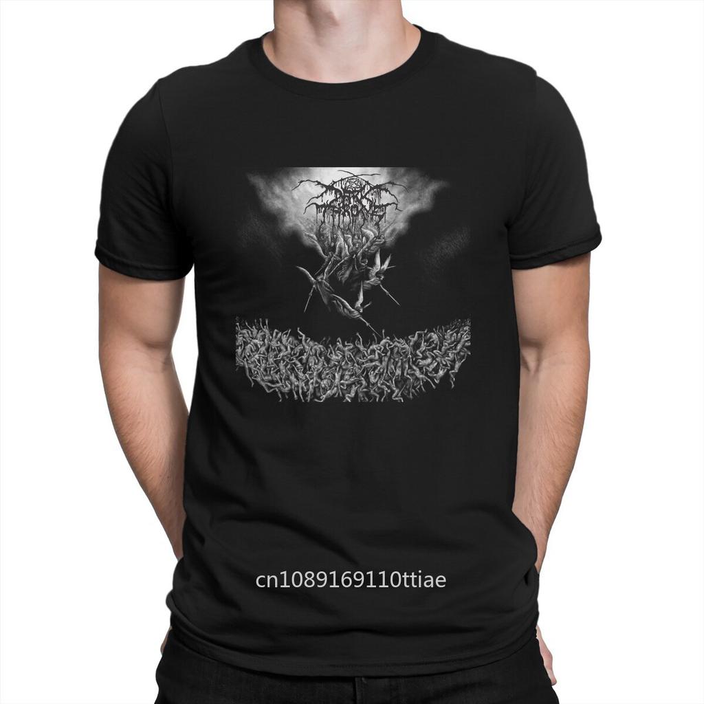 Darkthrone Creative TShirt for Men Dark Band Round Neck Pure Cotton T Shirt Personalize Birthday Gifts Tops