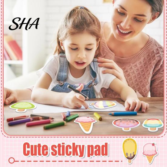 Farm Animal Memo Notes 12Pcs/Set Cartoon Self-Stick Note, 30 Sheets/Pad Self-adhesive Note Pad, Adhesive Set Super Sticking Power Post Stickies