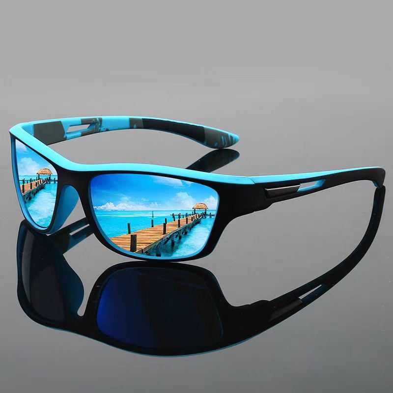Unisex Night Vision Sports Sunglasses: Windproof & Sandproof for Cycling, Running, and Outdoor Activities