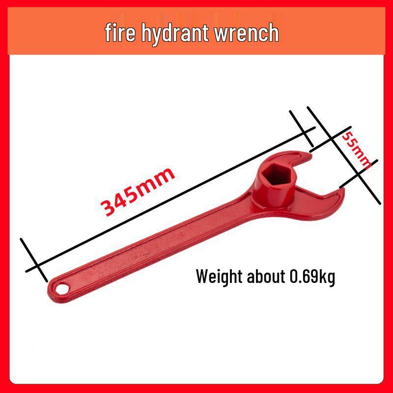 Universal Magnetic Hexagonal Fire Hydrant Wrench & Adapter for Water Filling Trucks