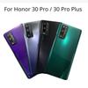 Для Honor 30 Pro/30 Pro+ Плюс Задняя крышка аккумулятора Корпус задней двери с объективом камеры