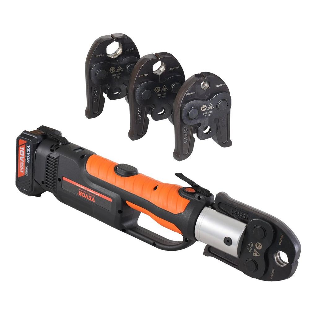 Pro Press Tool Pipe Crimping Kit Press Tool Battery Kit V15 V22 V28