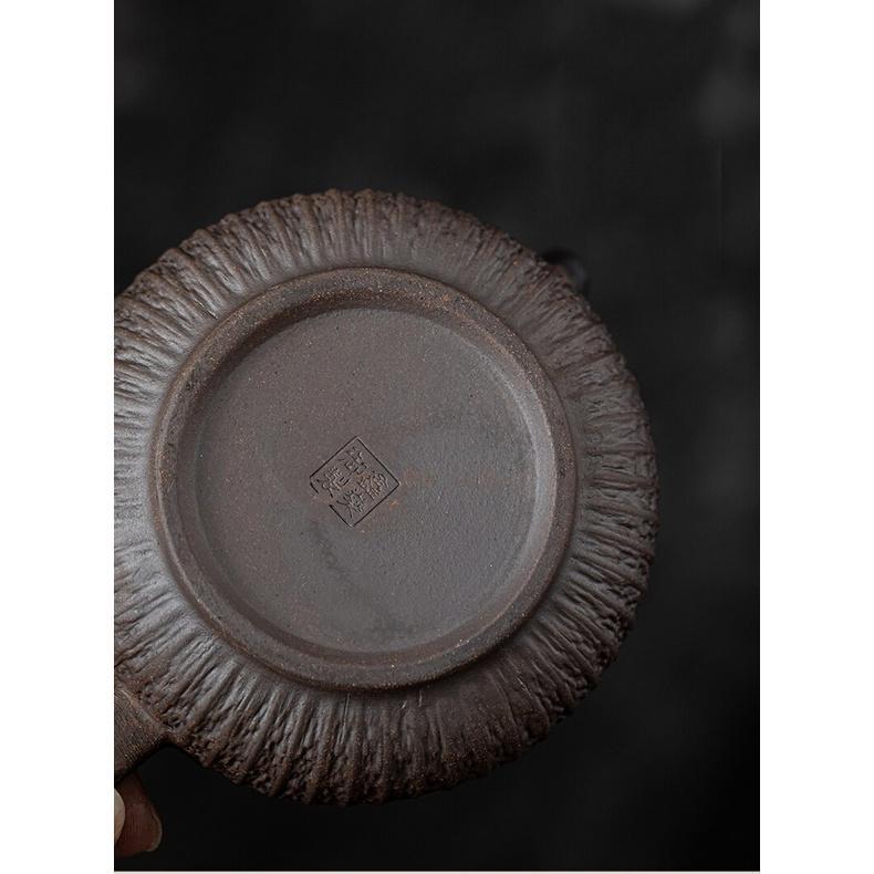 250 мл Чайник из старой скальной глины с позолотой Керамический Защищенный от ожогов Термостойкий Чайный набор