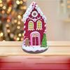 Led Small House LandscapeDecoration, Living Room Table Ornaments, Christmas Creative Resin Ornaments