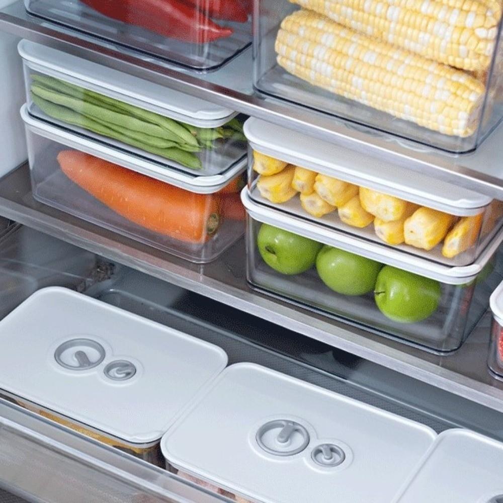 Stackable Sealed Crisper Durable Fresh-keeping Box Lunch Box Food Storage Container Refrigerator