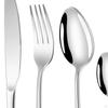 Набор столовых приборов на 4 персоны, 16 предметов, столовые приборы, кухонная утварь, нож, вилка, ложка, нержавеющая сталь для