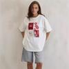 New Summer Women's European & American Loose Print T-Shirt - Versatile Mid-Length Short-Sleeve