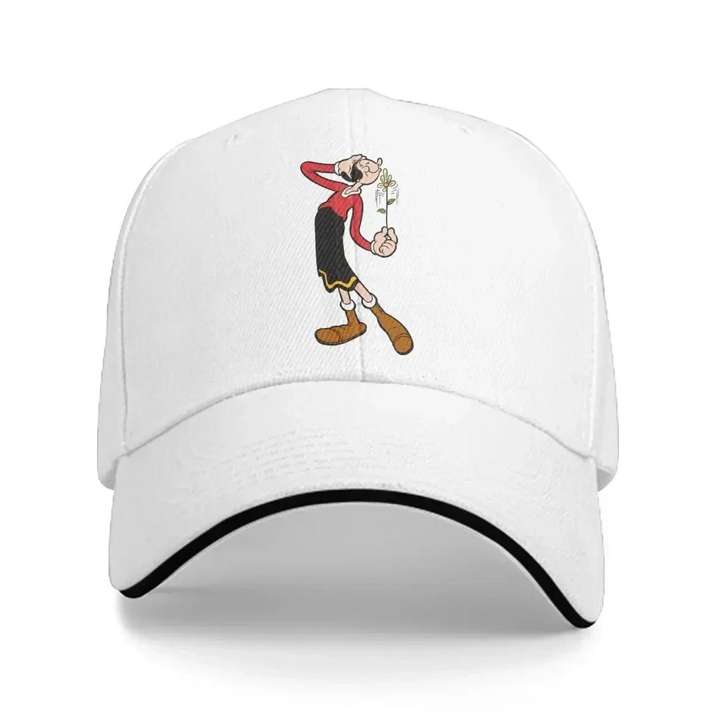 Цветочная Бейсболка Унисекс Кепки Козырек Защита Snapback Моряк Папай Подарки Кепки