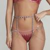 Многослойная цепочка на ногу со стразами Летняя сексуальная цепочка на тело для бикини Аксессуары Цепочка на ногу