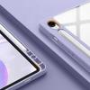 Case for Samsung Galaxy Tab S10 Lite / S10 FE / S9 FE, Smartcase Hybrid, with stylus holder, Marble purple