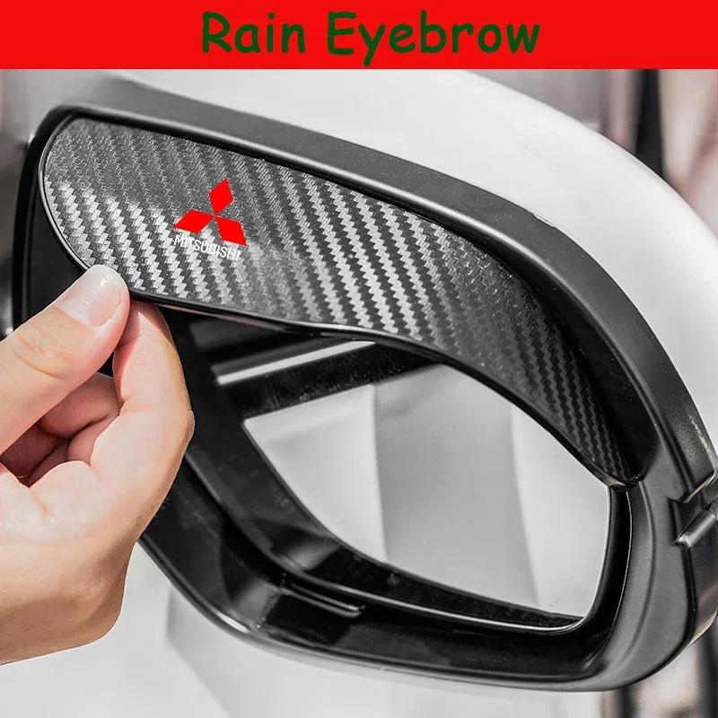 pdsh9 Waterproof Rearview Mirror Rain Cover Car Mirror Cap For Mitsubishi outlander Triton L200 ASX Mirage Pajero Eclipse Colt Lancer