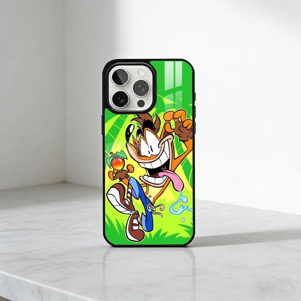 Чехол для телефона C-Crash-B-Bandicoots для iPhone 17, 16, 15, 14, 13 Plus, Pro Max Магнитный для беспроводной зарядки Magsafe