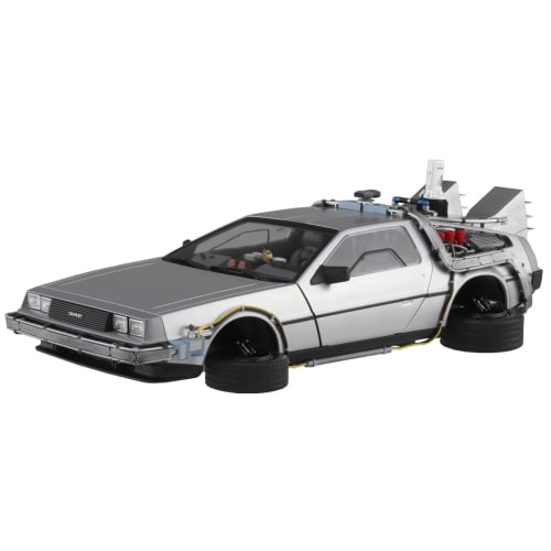 Aoshima Bunka Kyozai Movie Mecha No. BT-02 Back To the Future Part II Time Machine 1/24 Scale Plastic Model (Car)