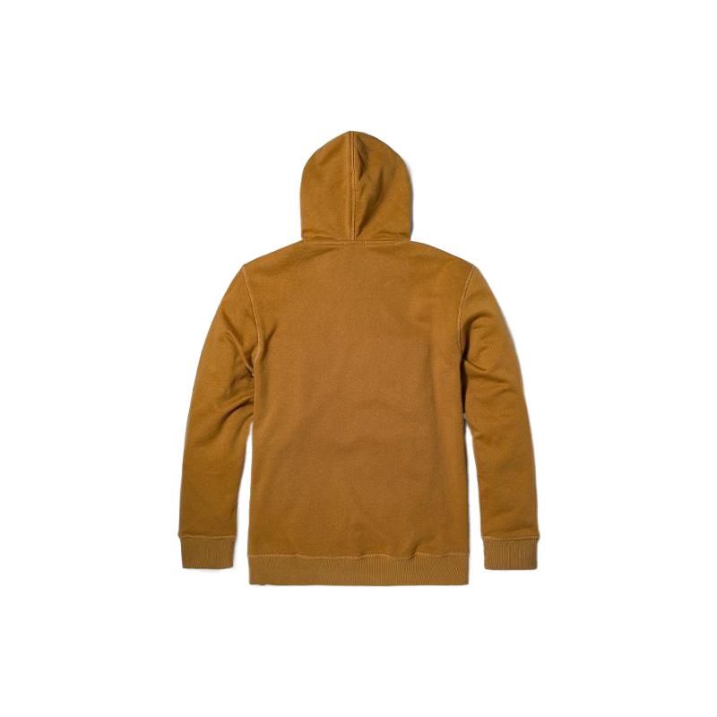 Timberland Solid Color Logo Print Drawstring Hoodie Unisex Hoodies Wheat A6Q5U-P47