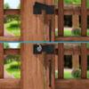 Anti-Rust Door Latch Lock With Screws Fence Latch Heavy-Duty Flip Gate Latch  Sliding Open Door