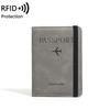 2024 RFID Anti-Theft Passport and Card Holder with Printed Ticket Pouch