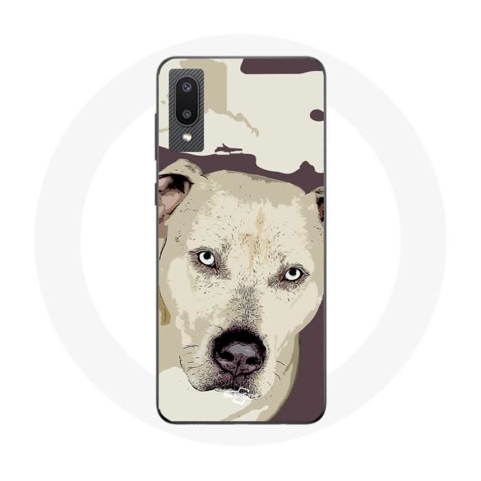 Coque - Samsung - Galaxy A02 - Chien de Pitbull - Souple - Protection Synthétique