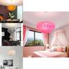 Feather Ceiling White Pendant Light Shade Modern Chandelier Lampshade Floor Lamp