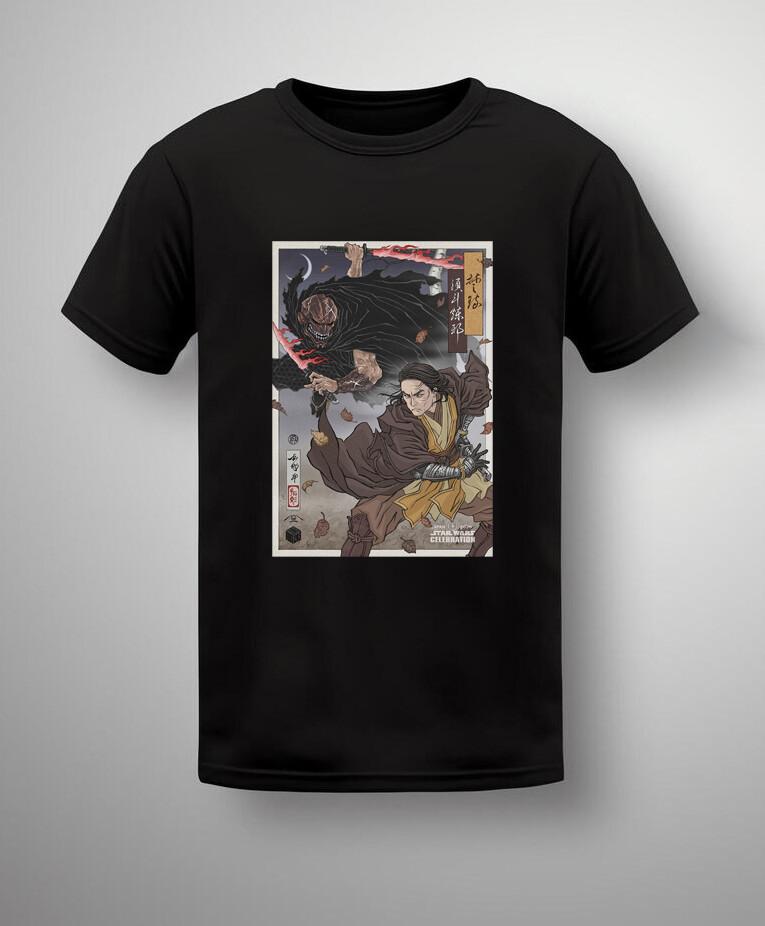 Ukiyo-e Master Sol Qimir Fight Star Wars Celebration Japan 2025 Art Poster Shirt Unisex T-Shirt