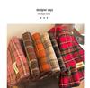 2024 Autumn/Winter Oversized Plaid Red Scarf, Unisex Christmas Shawl Neck Warmer