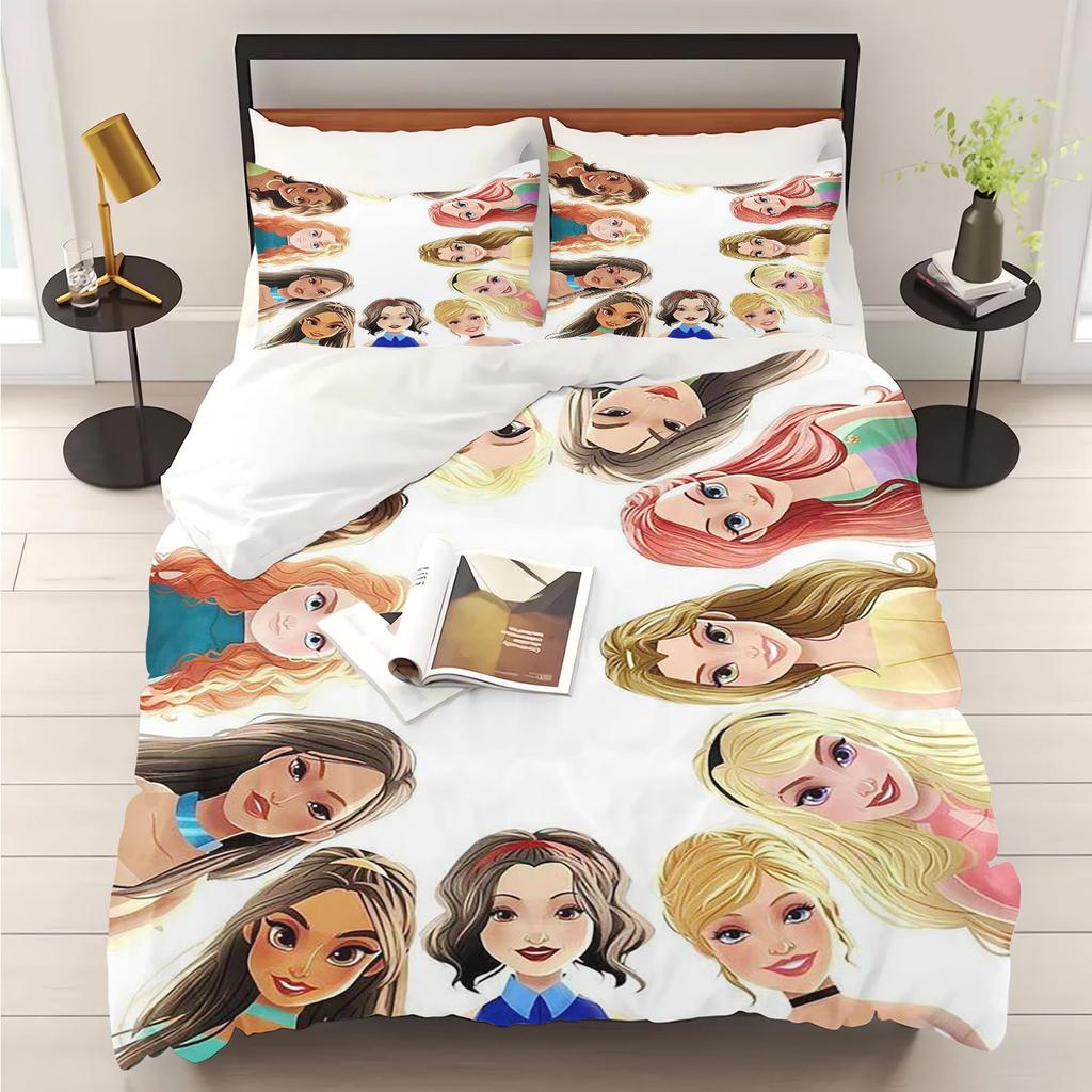 Серия "Принцесса" 100% Полиэстер Комплект пододеяльников Декор для дома Комплекты постельного белья Комплекты одеял 3D Детский комплект постельного белья 3 предмета