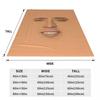 Nicolas Cage Full Face Wool Blanket Novelty Throw Blanket for Home Rug Piece