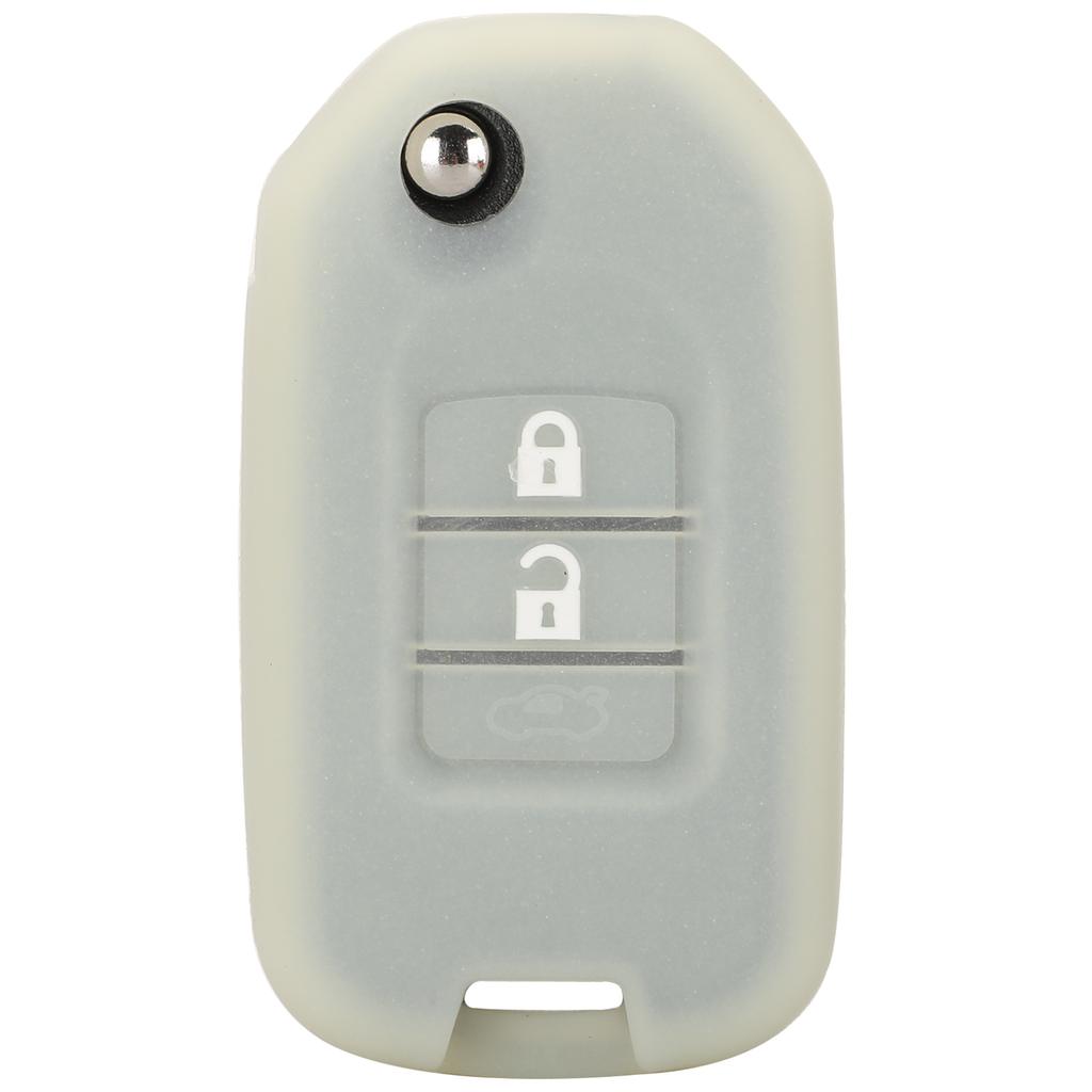 Чехол jingyuqin для дистанционного ключа автомобиля, силиконовый для Honda FIT XRV VEZEL CITY JAZZ CIVIC HRV, 2/3 кнопки, складной чехол для ключа, обновление