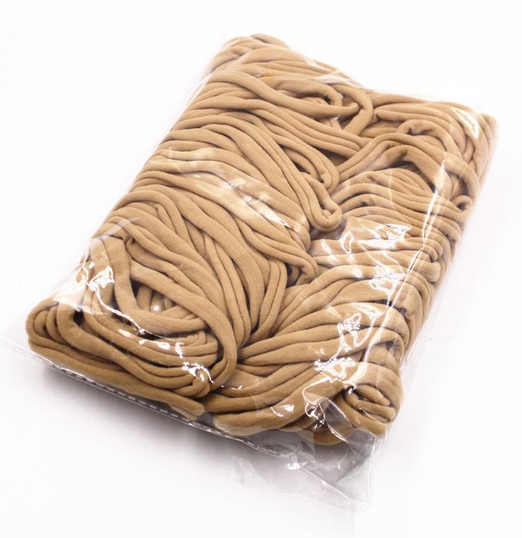 Soft Thin Seamless Tan Bowknot Children's Baby Headbands Stretchy Elastic 1cm for DIY Hair Accessories