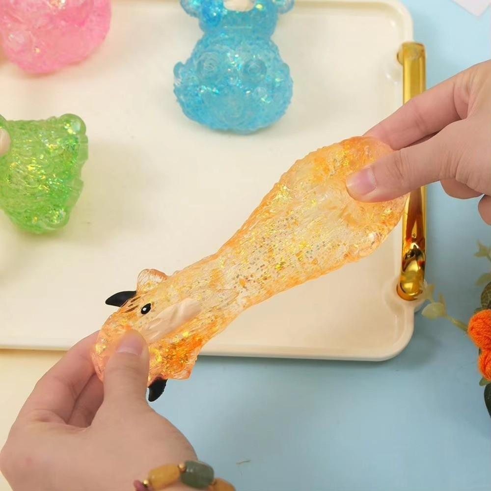Soft Goldfish Squishy Toy Colorful Goldfish Fidget Toy Cartoon Cow Squeeze Toy Party Favors