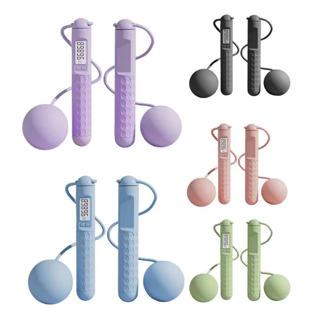 Скакалка с мячом 3 метра, счетчик, противоскользящая, для фитнеса, для студентов