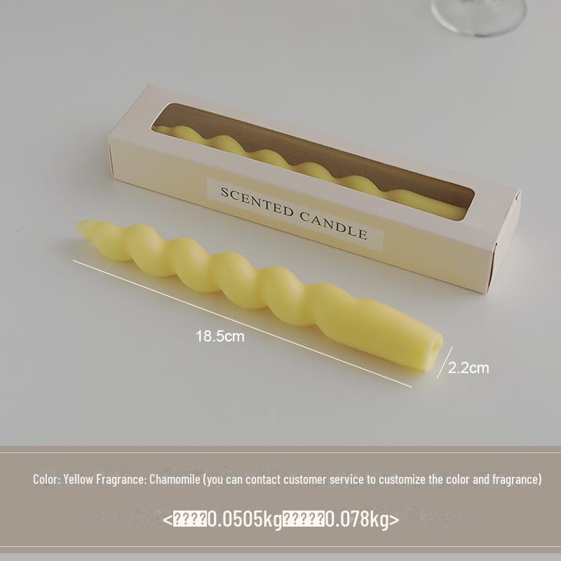 Spiral Rod Aromatherapy Candle - Stylish Home Decor & Birthday Gift