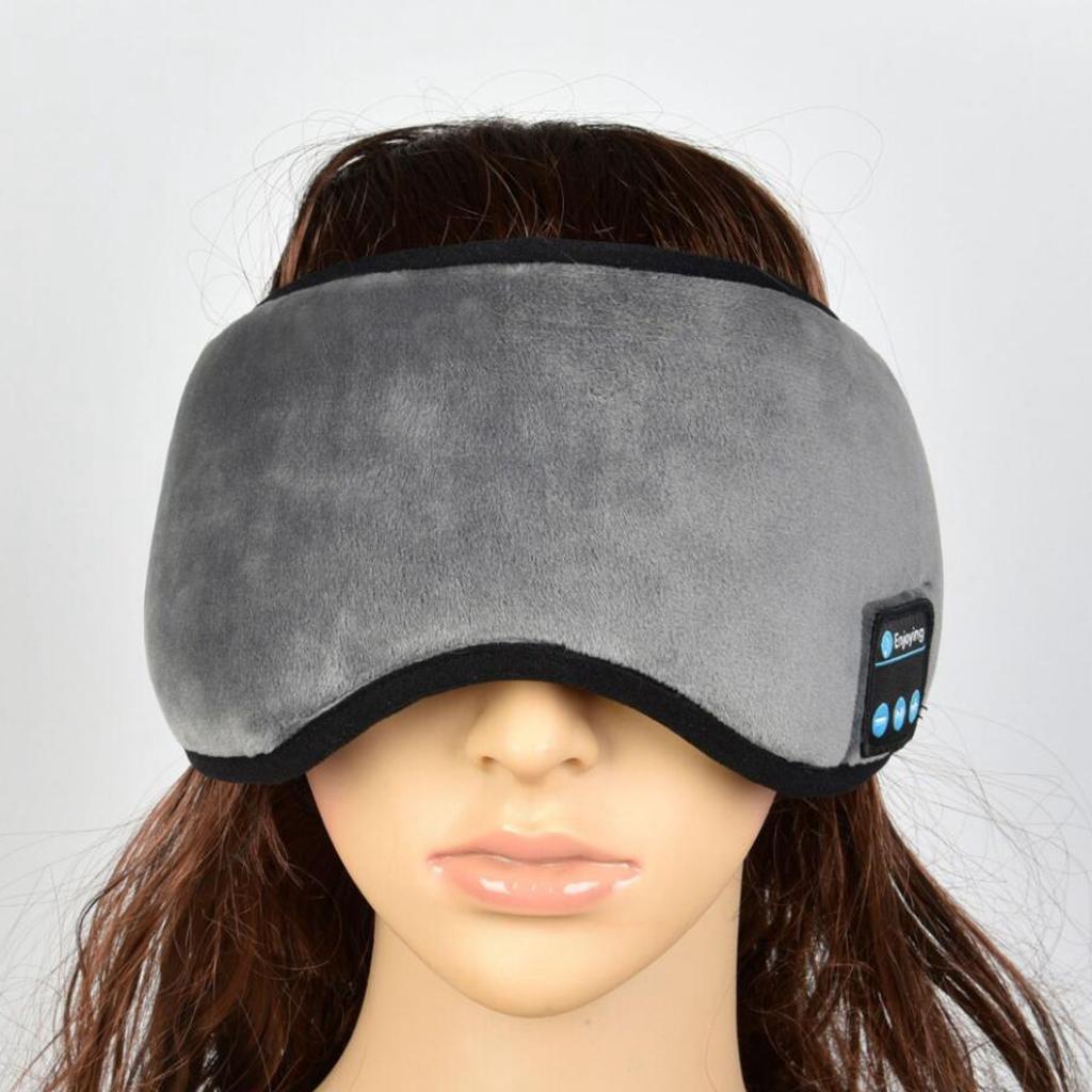 Наушники для сна, 3D-маска для глаз, Bluetooth 5.0, беспроводная музыкальная крышка с тонкими HD-динамиками, регулируемая для мужчин, женщин, спящих