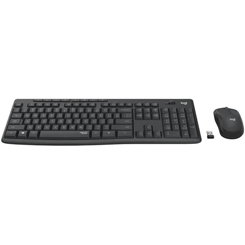 Logitech Беспроводной бесшумный комплект клавиатуры и мыши MK295