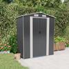 VidaXL Garden Shed Anthracite 192x108x223 Cm Galvanized Steel, Garden Storage for Tools, Tool Storage 319271