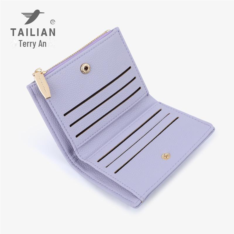 Женский короткий кошелек Tailian Lychee Pattern с отделениями для нескольких карт и кошельком для монет