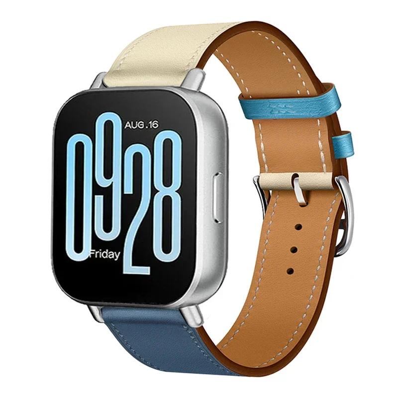 Кожаный браслет-петля для Realme Watch 5 Аксессуары для ремешка 22 мм Ремешок для Realme Watch S2/3 3Pro S SPro/2 2 Pro Ремешок для часов